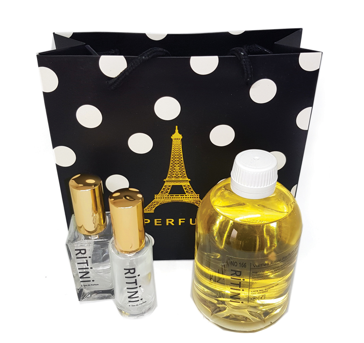 RITINI Woman 046 - MADEMOISELLE perfume bottle with elegant design, showcasing its refreshing oriental fragrance.